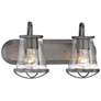 Thumbnail2 of Darby 9 3/4" High Weathered Iron 2-Light Wall Sconce
