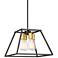 Darcey 15" Wide Antique Bronze 4-Light Pendant Light