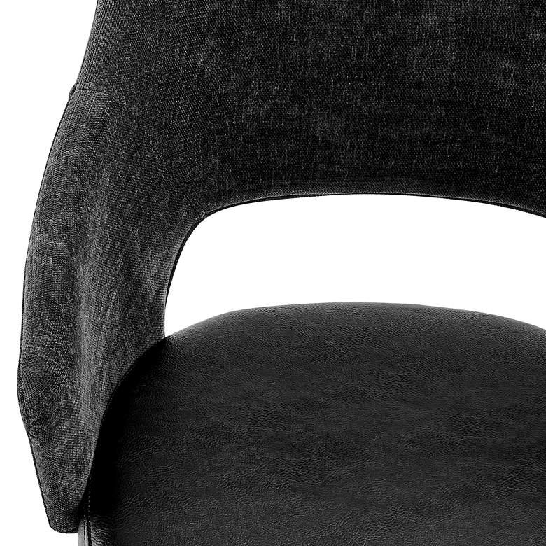 Image 2 Darcie Black Adjustable Swivel Office Chair more views