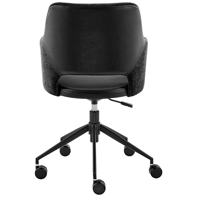 Image 6 Darcie Black Adjustable Swivel Office Chair more views