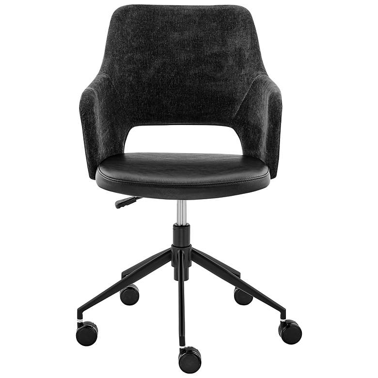 Image 7 Darcie Black Adjustable Swivel Office Chair more views
