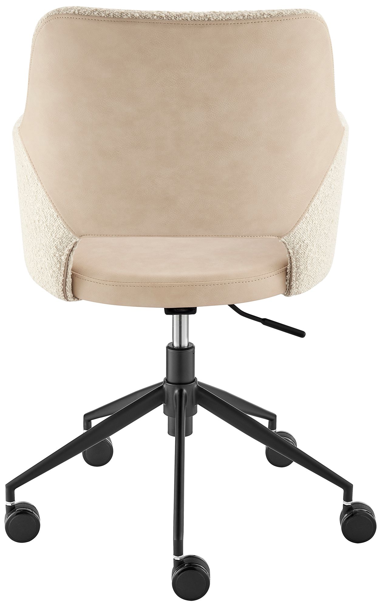 Darcie Ivory Adjustable Swivel Office Chair