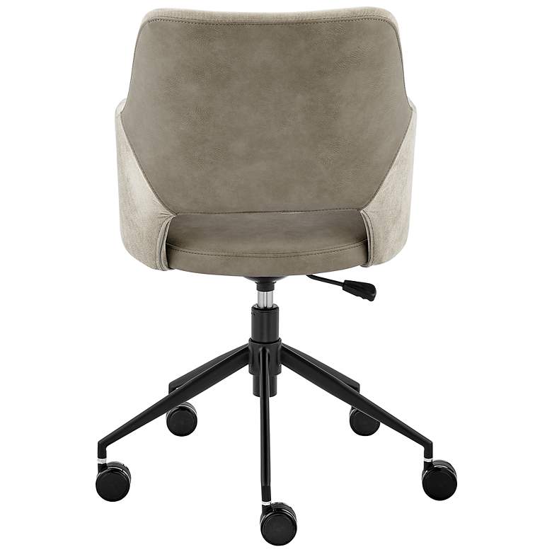 Image 5 Darcie Light Taupe Adjustable Swivel Office Chair more views
