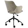 6_Darcie Light Taupe Adjustable Swivel Office Chair more views