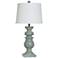 Darcy 30.25" High Blue-Green Polyresin Table Lamp