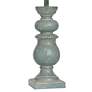 4_Darcy 30.25" High Blue-Green Polyresin Table Lamp more views