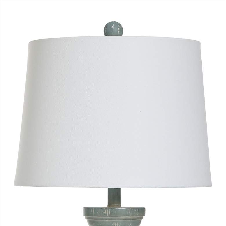 Image 5 Darcy 30.25" High Blue-Green Polyresin Table Lamp more views