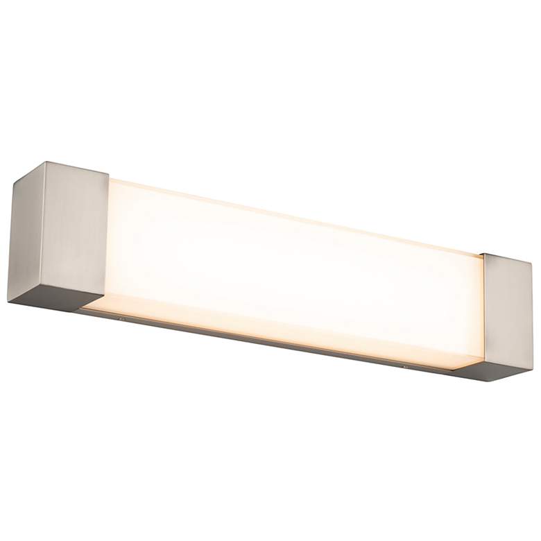 Image 1 Darcy 5"H x 24"W 1-Light Linear Bath Bar in Brushed Nickel