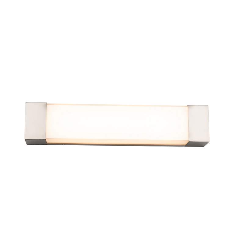 Image 2 Darcy 5"H x 24"W 1-Light Linear Bath Bar in Brushed Nickel more views