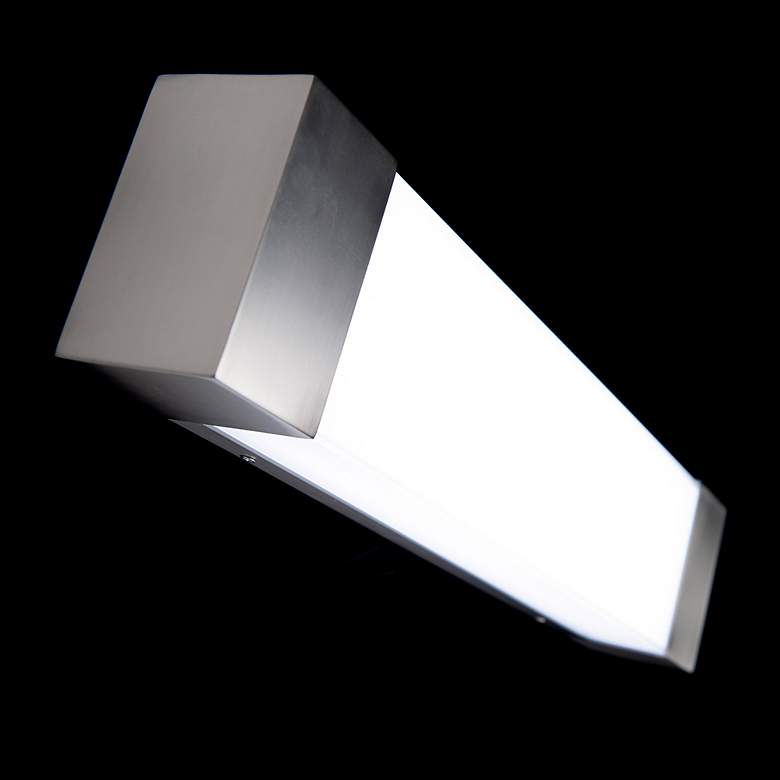 Image 3 Darcy 5"H x 24"W 1-Light Linear Bath Bar in Brushed Nickel more views