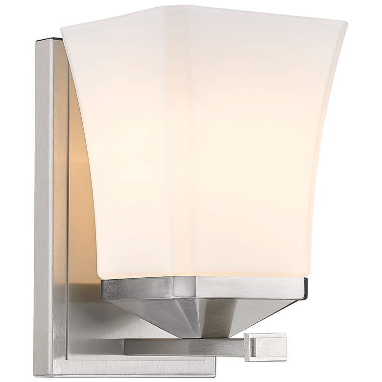 Image 1 Darcy by Z-Lite Brushed Nickel 1 Light Wall Sconce