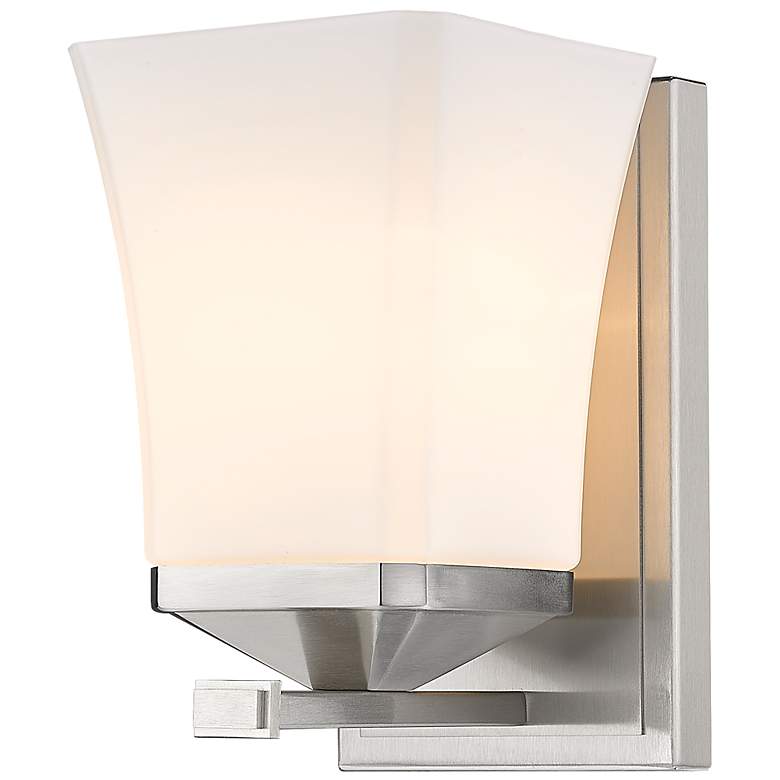 Image 1 Darcy by Z-Lite Brushed Nickel 1 Light Wall Sconce