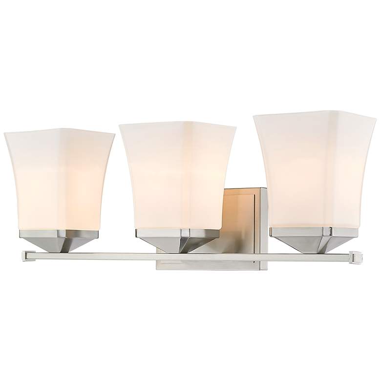 Image 1 Darcy by Z-Lite Brushed Nickel 3 Light Vanity