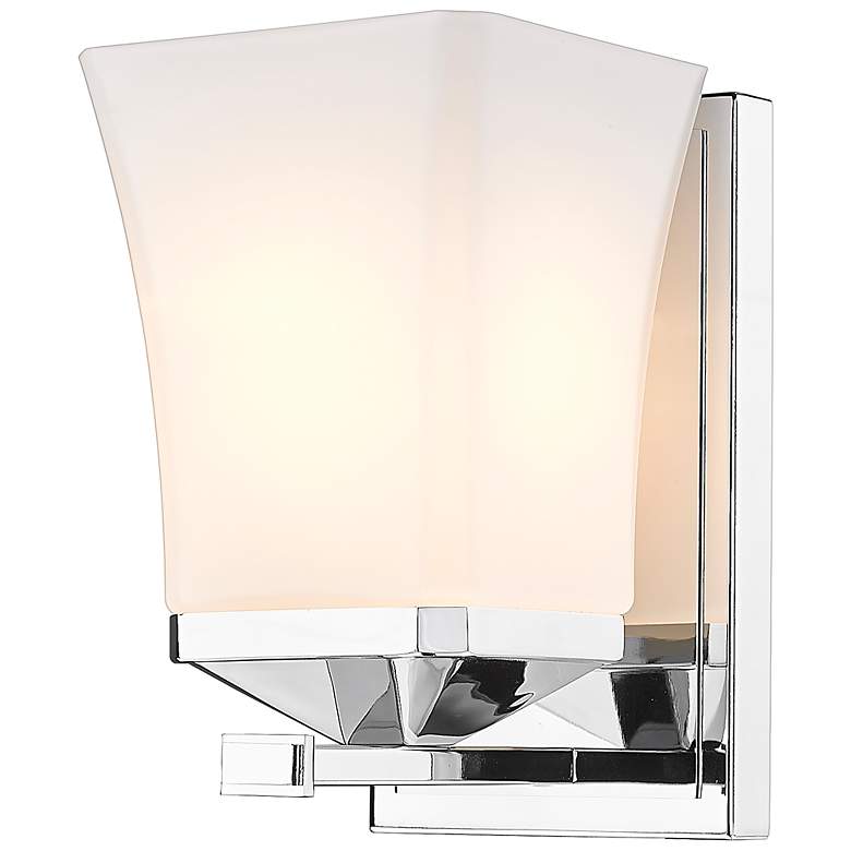 Image 1 Darcy by Z-Lite Chrome 1 Light Wall Sconce