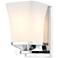 Darcy by Z-Lite Chrome 1 Light Wall Sconce
