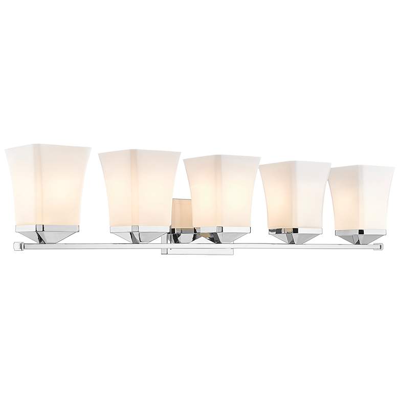 Image 1 Darcy by Z-Lite Chrome 5 Light Vanity