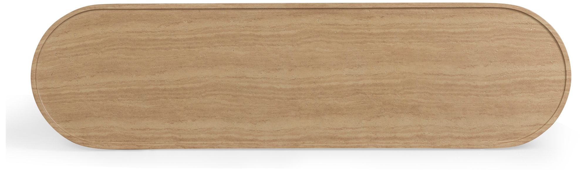 Image 5 Darcy Faux Travertine Concrete Indoor / Outdoor Console more views