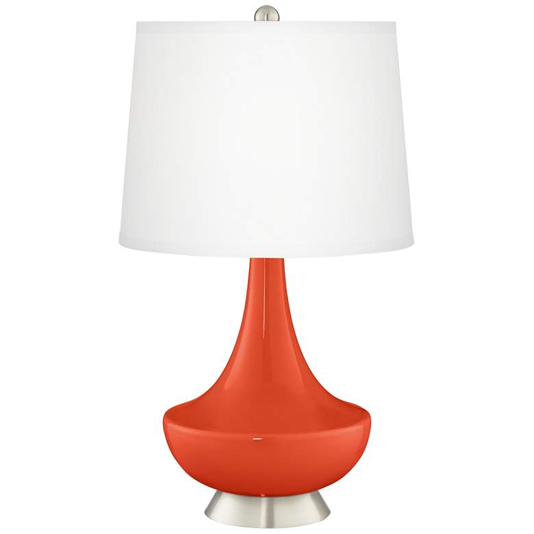 Image 2 Daredevil Gillan Glass Table Lamp with Dimmer