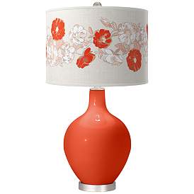 Image1 of Daredevil Rose Bouquet Ovo Table Lamp