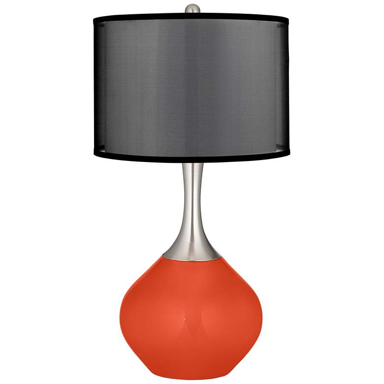 Image 1 Daredevil Spencer Table Lamp with Organza Black Shade