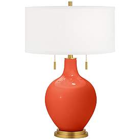 Image1 of Daredevil Toby Brass Accents Table Lamp