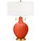Daredevil Toby Brass Accents Table Lamp