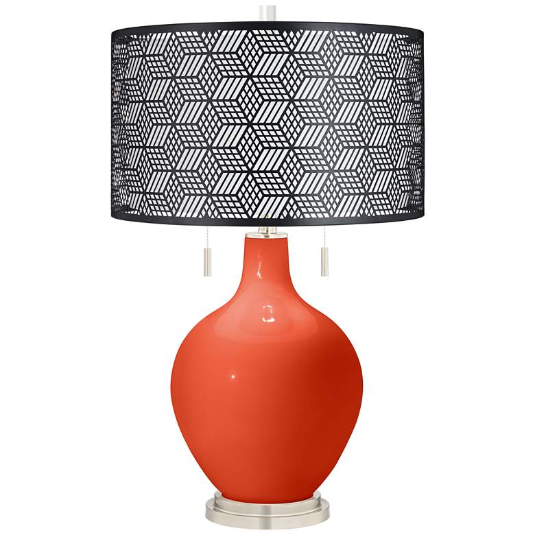 Image 1 Daredevil Toby Table Lamp With Black Metal Shade