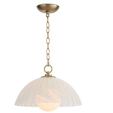 Dariel 16" Wide Natural Brass Pendant Light