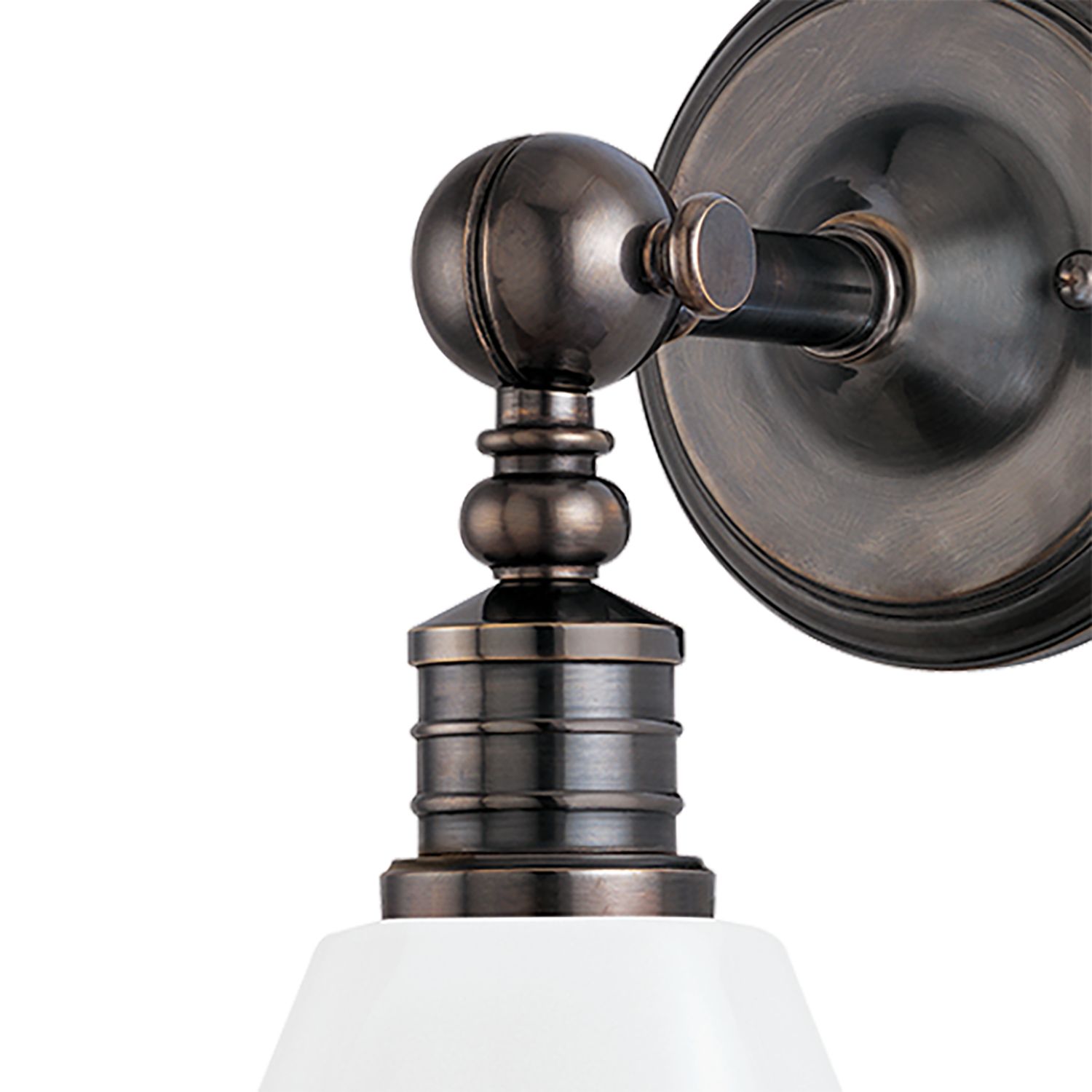 Image 2 Darien 1 Light Wall Sconce Dist Bronze more views