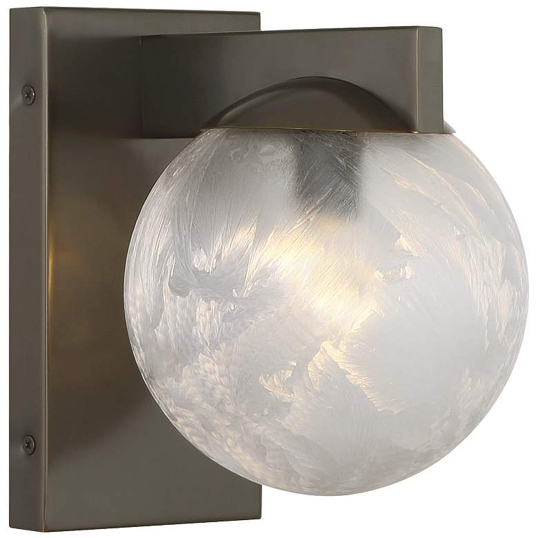 Image 1 Darien 1-Light Wall Sconce in Mediterranean Bronze