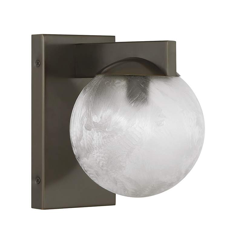 Image 2 Darien 1-Light Wall Sconce in Mediterranean Bronze more views