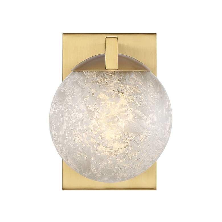 Image 3 Darien 1-Light Wall Sconce in Warm Brass more views