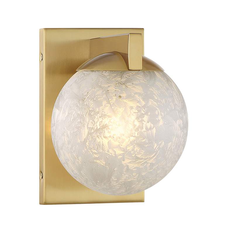 Image 4 Darien 1-Light Wall Sconce in Warm Brass more views
