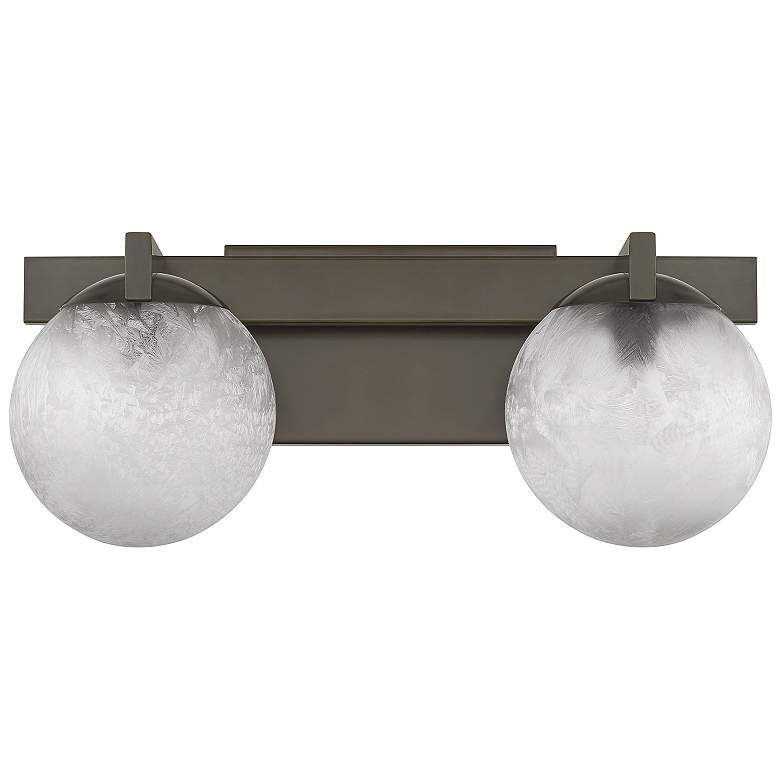 Image 2 Darien 2-Light Bathroom Vanity Light in Mediterranean Bronze more views