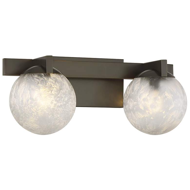Image 3 Darien 2-Light Bathroom Vanity Light in Mediterranean Bronze more views