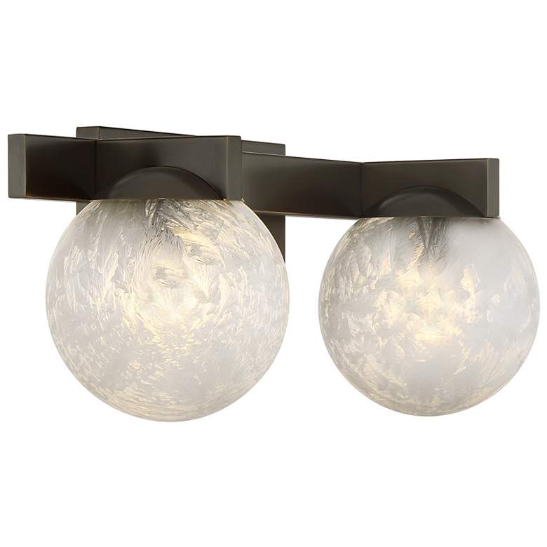 Image 4 Darien 2-Light Bathroom Vanity Light in Mediterranean Bronze more views