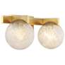 4_Darien 2-Light Bathroom Vanity Light in Warm Brass more views