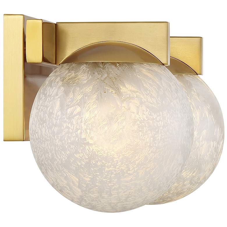 Image 5 Darien 2-Light Bathroom Vanity Light in Warm Brass more views