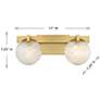 6_Darien 2-Light Bathroom Vanity Light in Warm Brass more views