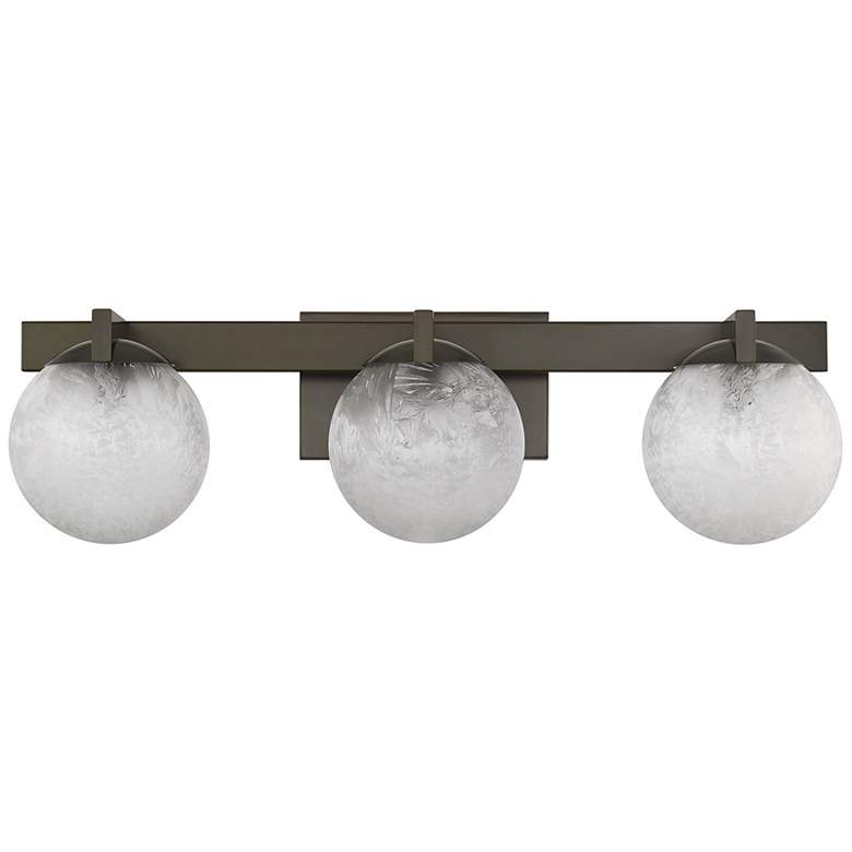 Image 2 Darien 3-Light Bathroom Vanity Light in Mediterranean Bronze more views
