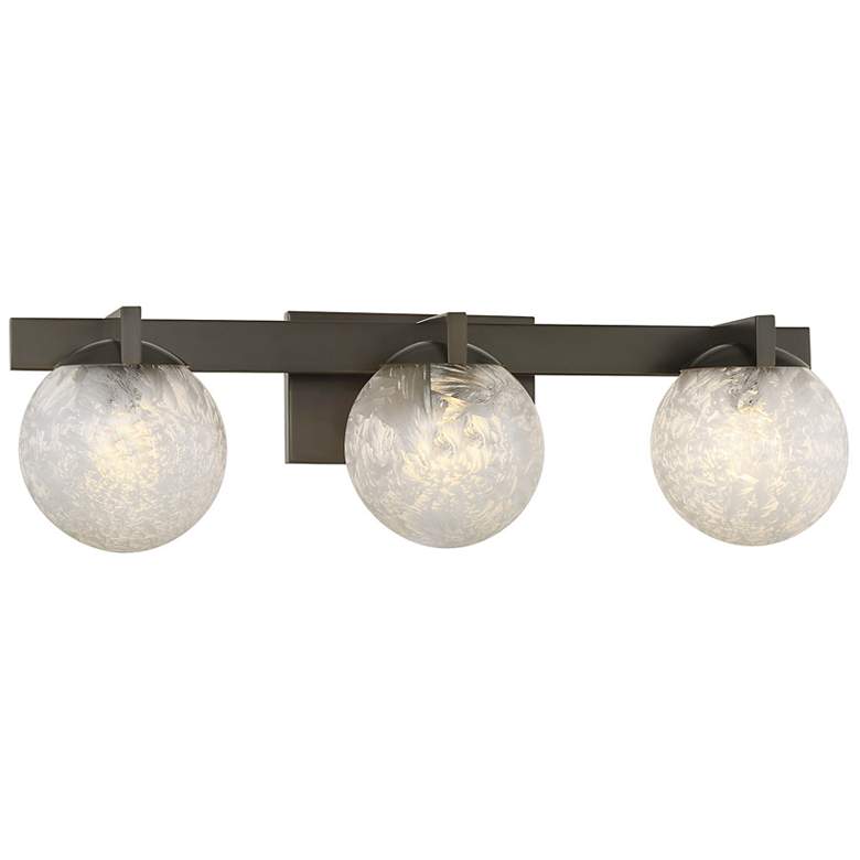 Image 3 Darien 3-Light Bathroom Vanity Light in Mediterranean Bronze more views