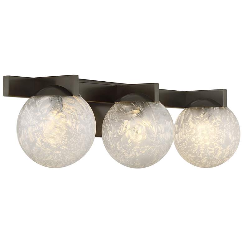 Image 4 Darien 3-Light Bathroom Vanity Light in Mediterranean Bronze more views