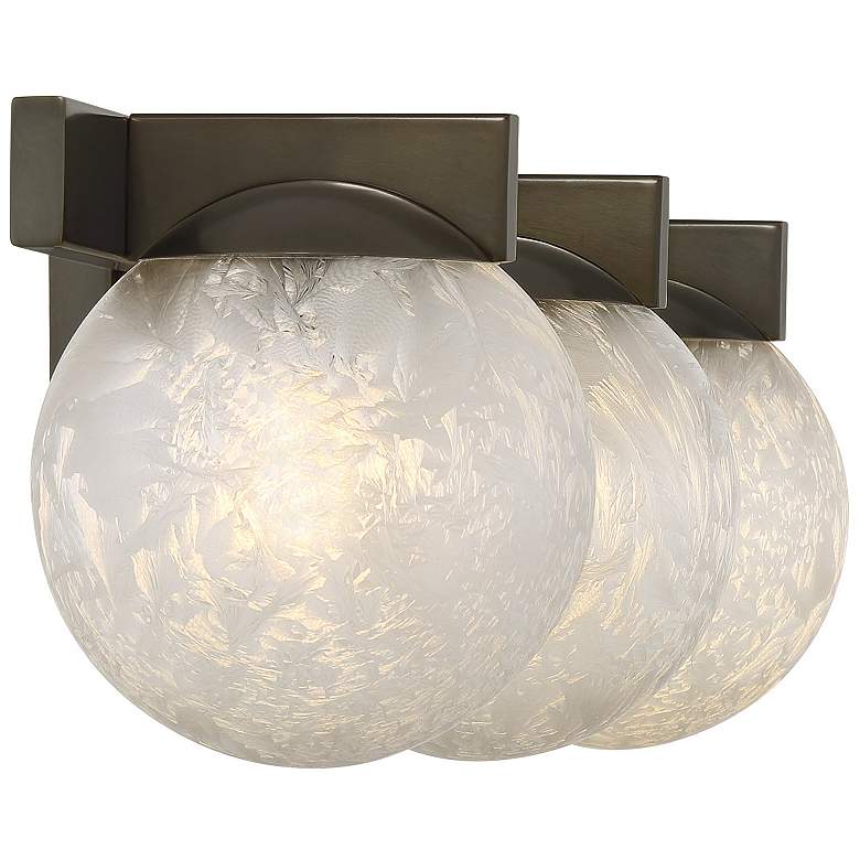 Image 5 Darien 3-Light Bathroom Vanity Light in Mediterranean Bronze more views