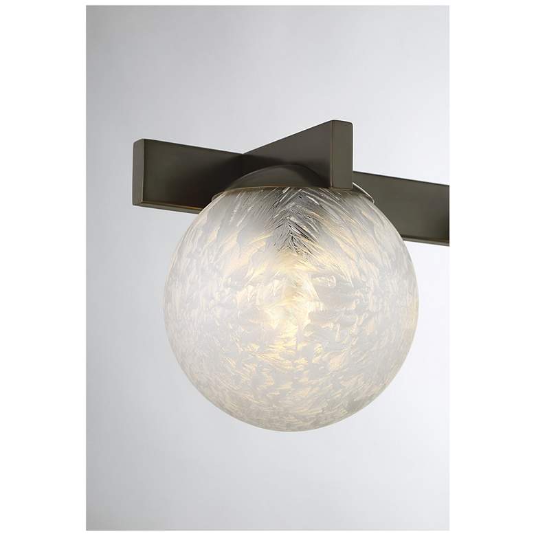 Image 6 Darien 3-Light Bathroom Vanity Light in Mediterranean Bronze more views