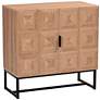 Darien 31 1/2" Wide Natural Brown 2-Door Storage Cabinet