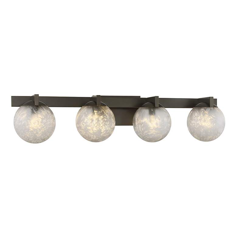 Image 3 Darien 4-Light Bathroom Vanity Light in Mediterranean Bronze more views