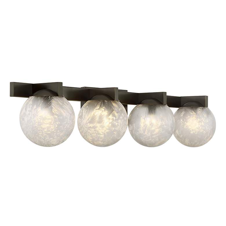 Image 4 Darien 4-Light Bathroom Vanity Light in Mediterranean Bronze more views