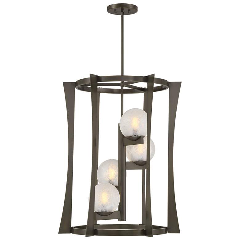 Image 1 Darien 4-Light Pendant in Mediterranean Bronze