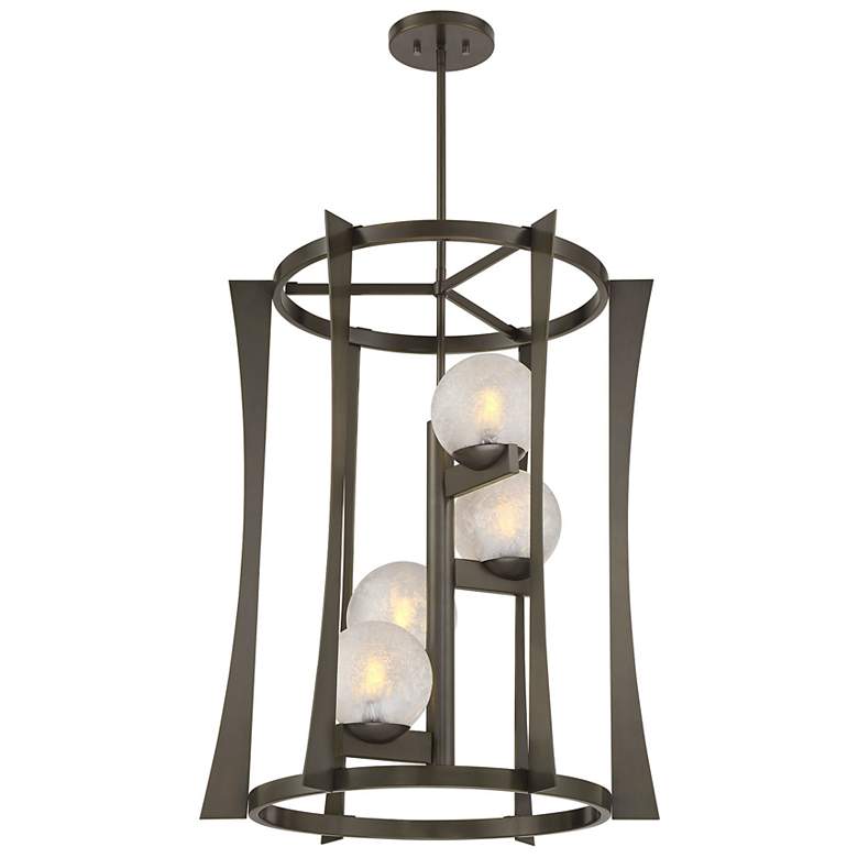 Image 3 Darien 4-Light Pendant in Mediterranean Bronze more views