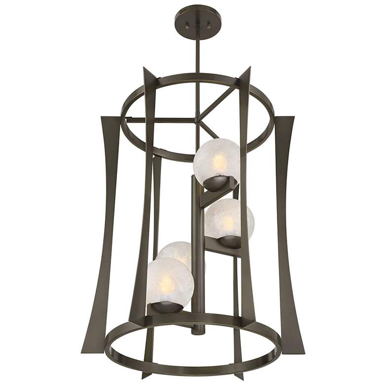 Image 4 Darien 4-Light Pendant in Mediterranean Bronze more views